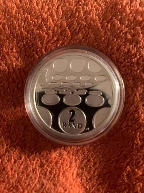 SA Silver 1oz Proof 1992 Coin Technology - Encapsuled Coin only